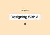 Designing With AI