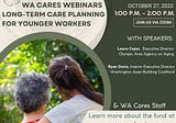 Join us Thursday, Oct. 27! WA Cares Webinar: Long-Term Care Planning for Younger Workers