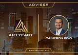 Cameron Pino joins Artyfact as an Advisor
