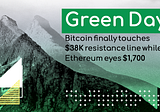 Green Day: Bitcoin finally touches $38K resistance line while Ethereum eyes $1,700