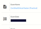 PASSED! EC-Council’s Certified Ethical Hacker (Practical)