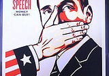 “Free Speech” comes down to having enough money to say what you want.