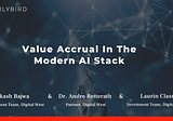 Value Accrual in the Modern AI Stack