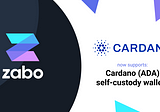 New Zabo Integration: Cardano (ADA)