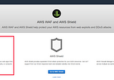 Configure Web Application Firewall (WAF) with AWS