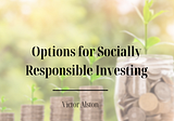 Options for Socially Responsible Investing