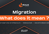 Migration and what it means for the company and users