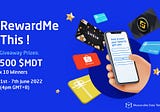 Vote & Earn Your Favorite Gift Card 🎁 RewardMe This! $MDT Giveaway
