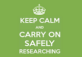 Safety guidelines for in-person research