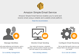 How can we use Amazon SES template to send email in Node.js?