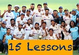 15 Lessons from Team INDIA (Part)