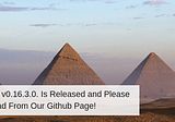 Historia Software v0.16.3.0. Release Announcement