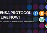 Mensa Protocol is live now!