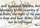 The Right To Keep And Bear Arms. Period.