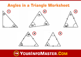 Angles in a Triangle Worksheet — Your Info Master