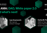 Waves Enterprise H2 AMA session: the DAO, the new white paper and what’s next