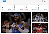 Cleaning Up The NBA Homepage