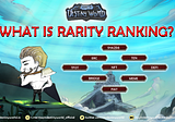 What is Rarity Ranking in “Stay in Destiny World” Game