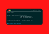 Python Numpy — NumPy array to CSV file