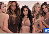 Kim Kardashian strips down to a minuscule swimsuit and plans for her ‘notable’ SKIMS supermodel…