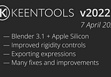 KeenTools 2022.1: Blender 3.1 and Apple Silicon support, facial expression extraction
