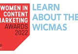 Women in Content Marketing Awards 2022