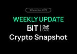 Weekly update: Crypto Snapshot (9 Dec 2022)