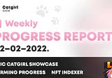 🗒 Catgirl Weekly Progress Report — 02–02–2022