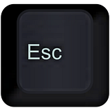 Press Esc
