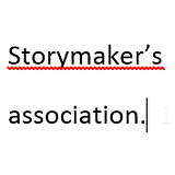 The Storymaker’s Association