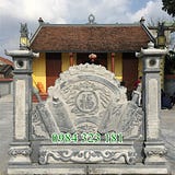 Cuốn thư đá Ninh Bình