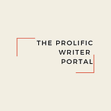 The Prolific Writer Portal