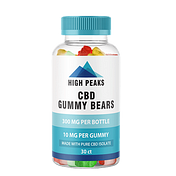 High Peaks CBD Gummy Bears \u2013 Medium