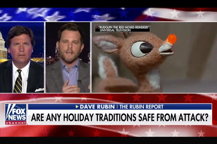 The Content Cycle Tucker Carlson And Rudolph The Reindeer The Content Cycle Tucker Carlson And Rudolph The Reindeer