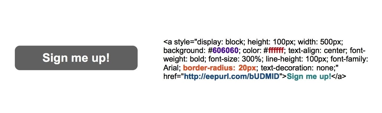 Html Css Customising A Call To Action Button Mark L Chaves Medium