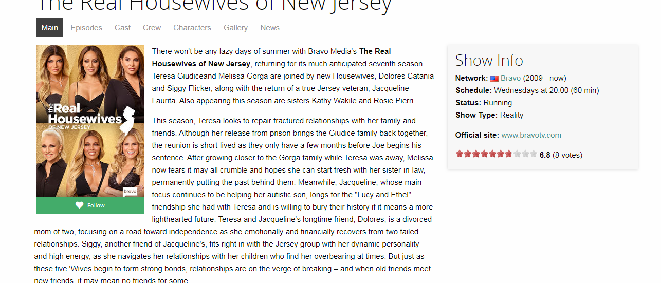 the real housewives of new jersey 123movies