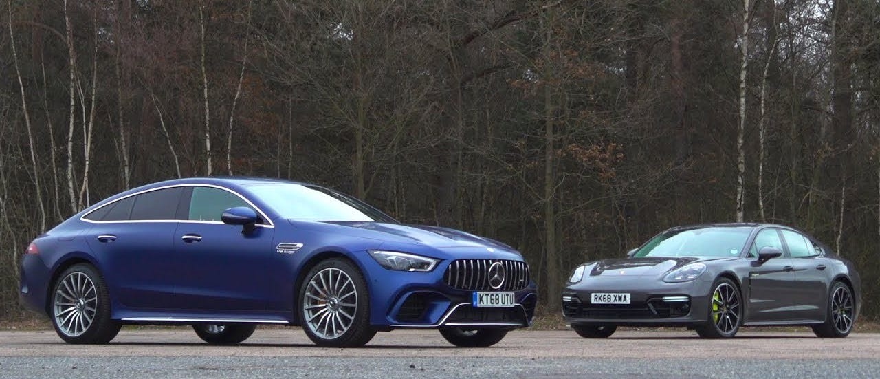 Porsche Panamera Turbo S E Hybrid Vs Merecedes Amg Gt63 S 4 Door Coupe
