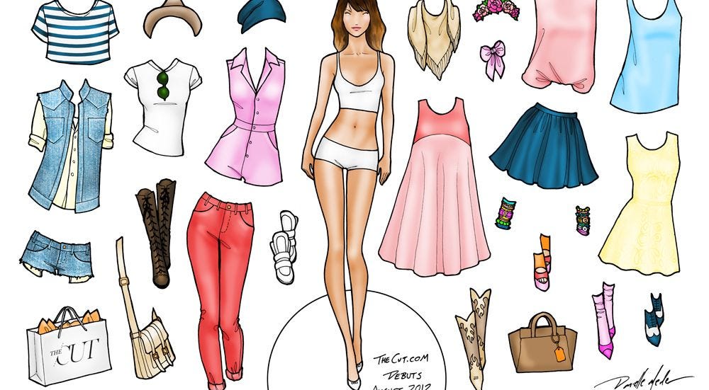 virtual paper doll