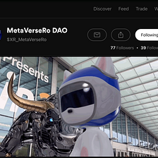 MetaVerseRo DAO is kicking off! (Feat. DAODAO)