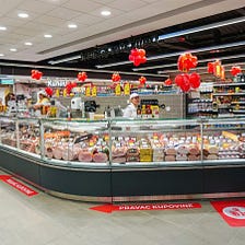 Inside the first environmentally friendly Delhaize store in Serbia