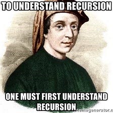Recursion “A Picture is Worth 1,500 Words”
