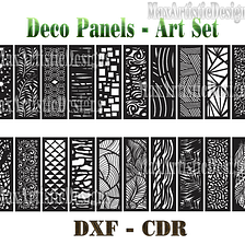 17+ “gemotrical abstract” dxf-cdr vector panels and plant frame cut files tested on CNC for plasma…
