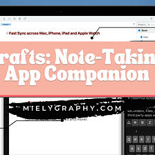 Drafts App: The best note-taking companion app I’ve ever had