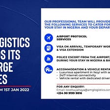 AMG logistics concierge services explained
