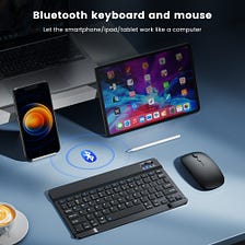 Ipad Wireless Keyboard Bluetooth Keyboard And Mouse Spanish Russian Mini Keyboards Android Keyboard…