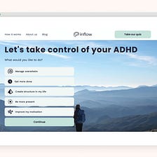 Case study: Designing an app website for people with ADHD