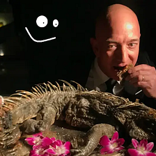 Q-Report; Eating Jeff Bezos.