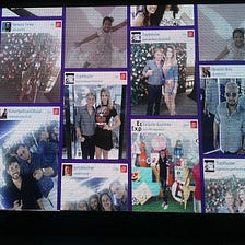 Social wall picture gallery from #BiroFashionShow featuring Post2B and Loja Birô