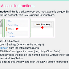 Access Rights for Unity Cloud Build