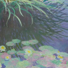 Nymphéas Avec Reflets De Hautes Herbes (1914–17) by Claude Monet